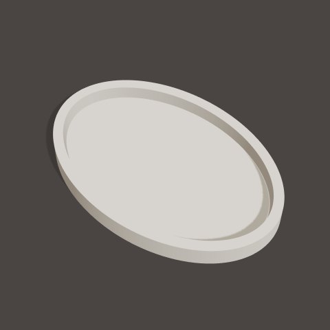 Oval tray, preview