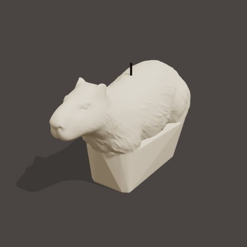 Capybara — candle, preview