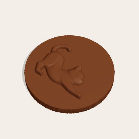 Stretching cat — chocolate, preview