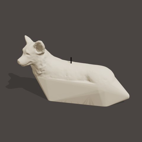 Corgi — candle, preview