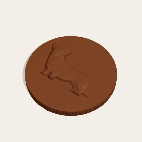 Corgi — chocolate, preview