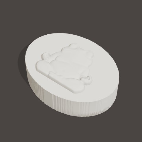 Zen frog — soap, preview