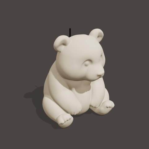 Panda — candle, preview
