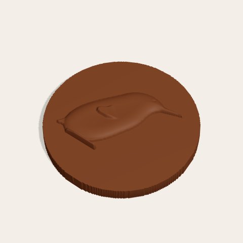 Penguin — chocolate, preview