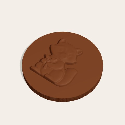 Raccoon — chocolate, preview